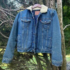 Levi's denim bomber jacket